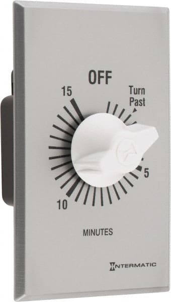 Intermatic - 15 min Indoor Analog Spring-wound Mechanical Timer - 125 VAC, 50/60 Hz, - Exact Tooling