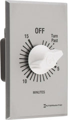 Intermatic - 15 min Indoor Analog Spring-wound Mechanical Timer - 125 VAC, 50/60 Hz, - Exact Tooling