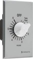 Intermatic - 6 hr Indoor Analog Spring-wound Mechanical Timer - 125 VAC, 50/60 Hz, - Exact Tooling