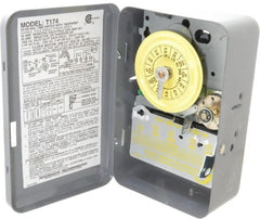 Intermatic - 24 hr Indoor Analog Electromechanical Timer Switch - 12 On/Off per Day, 208 to 277 VAC, 60 Hz, - Exact Tooling