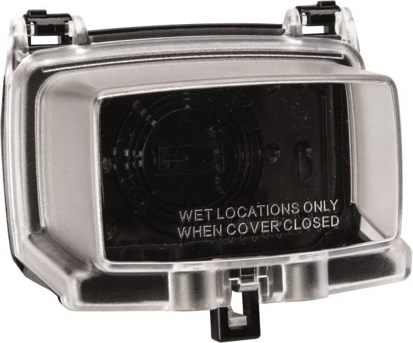 Intermatic - Electrical Outlet Box Polycarbonate Weatherproof Receptacle Cover - Includes (3) Patented Inserts For GFCI/Duplex/Toggle/Round Receptacles, Base Cover Assembly, Gasket, Mounting Screws - Exact Tooling