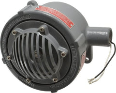 Federal Signal Corp - 6-1/2" Diam, 120 Volt Electronic Horn - 0.2 Amps, 110 Decibles at 10', Vibrating, Explosion Proof - Exact Tooling