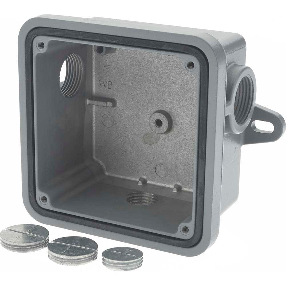 Federal Signal Corp - Aluminum Electrical Box Weatherproof Back Box - Exact Tooling