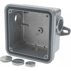 Federal Signal Corp - Aluminum Electrical Box Weatherproof Back Box - Exact Tooling
