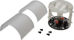 Federal Signal Corp - Incandescent Lamp, Clear, Flashing and Steady, Stackable Tower Light Module - 120 VAC, 0.13 Amp, 1 NEMA Rated, Base Mount - Exact Tooling