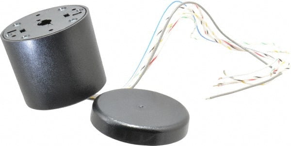 Federal Signal Corp - Incandescent Lamp, Flashing and Steady, Stackable Tower Light Base Unit - 24 to 240 VAC/VDC, 1 NEMA Rated, Pipe Mount, Surface Mount - Exact Tooling