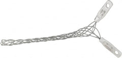 Hubbell Wiring Device-Kellems - 10.9 to 14.2mm Capacity, General, Straight Strain Relief Cord Grip - 4-3/4" Long, Galvanized Steel - Exact Tooling