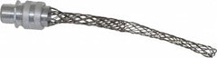 Hubbell Wiring Device-Kellems - 12.7 to 16mm Capacity, Liquidtight, Straight Strain Relief Cord Grip - 1/2 NPT Thread, 6" Long, Aluminum - Exact Tooling