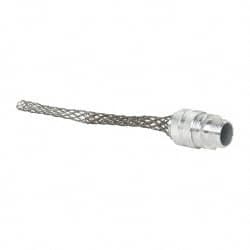 Hubbell Wiring Device-Kellems - 16 to 19.1mm Capacity, Liquidtight, Straight Strain Relief Cord Grip - 3/4 NPT Thread, 7.755" Long, Aluminum - Exact Tooling