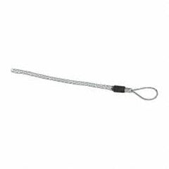 Hubbell Wiring Device-Kellems - Flexible Eye, Single Weave Mesh, Steel Wire Pulling Grip - 7" Mesh, 0.38 to 0.49" Cable Diam - Exact Tooling