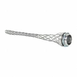 Hubbell Wiring Device-Kellems - 2.46 to 31.75mm Capacity, Dust-tight, Straight Strain Relief Cord Grip - 1-1/4 NPT Thread, 9" Long, Aluminum - Exact Tooling