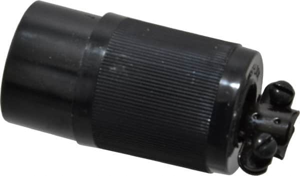 Hubbell Wiring Device-Kellems - 125/250 VAC, 15 Amp, ML-3R Configuration, Industrial Grade, Ungrounded Connector - 3 Phase, 3 Poles, IP20, 0.281 to 0.421 Inch Cord Diameter - Exact Tooling