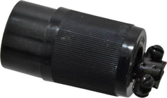 Hubbell Wiring Device-Kellems - 125/250 VAC, 15 Amp, ML-3R Configuration, Industrial Grade, Ungrounded Connector - 3 Phase, 3 Poles, IP20, 0.281 to 0.421 Inch Cord Diameter - Exact Tooling