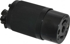 Hubbell Wiring Device-Kellems - 125 VAC, 15 Amp, ML-2R Configuration, Industrial Grade, Self Grounding Connector - 1 Phase, 2 Poles, IP20, 0.281 to 0.421 Inch Cord Diameter - Exact Tooling