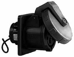 Hubbell Wiring Device-Kellems - Pin & Sleeve Receptacles; Receptacle/Part Type: Receptacle ; Pin Configuration: 5 ; Number of Poles: 4 ; IEC Pin & Sleeve Style: IEC 60309-1 ; Amperage: 100 ; Voltage: 120/208 VAC - Exact Tooling