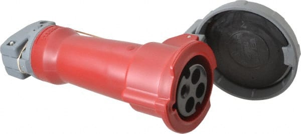 Hubbell Wiring Device-Kellems - Pin & Sleeve Plugs & Connectors; Connector Type: Connector ; Pin Configuration: 4 ; Number of Poles: 3 ; Amperage: 30 ; Voltage: 480 VAC ; Maximum Cord Grip Diameter (mm): 31.80 - Exact Tooling