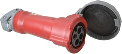 Hubbell Wiring Device-Kellems - Pin & Sleeve Plugs & Connectors; Connector Type: Connector ; Pin Configuration: 4 ; Number of Poles: 3 ; Amperage: 30 ; Voltage: 480 VAC ; Maximum Cord Grip Diameter (mm): 31.80 - Exact Tooling