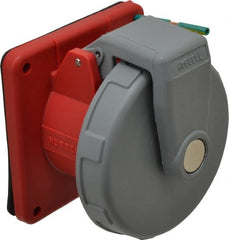 Hubbell Wiring Device-Kellems - Pin & Sleeve Receptacles; Receptacle/Part Type: Receptacle ; Pin Configuration: 4 ; Number of Poles: 3 ; IEC Pin & Sleeve Style: IEC 60309-1 ; Amperage: 30 ; Voltage: 480 VAC - Exact Tooling