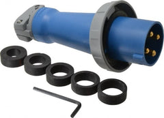 Hubbell Wiring Device-Kellems - Pin & Sleeve Plugs & Connectors; Connector Type: Plug ; Pin Configuration: 4 ; Number of Poles: 3 ; Amperage: 60 ; Voltage: 250 VAC ; Maximum Cord Grip Diameter (mm): 36.80 - Exact Tooling