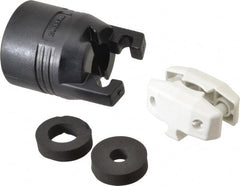 Hubbell Wiring Device-Kellems - 125/250 VAC, 30 Amp, 10-30P NEMA, Straight, Ungrounded, Commercial, Industrial Grade Plug - 3 Pole, 3 Wire, 1 Phase, 2 hp, Nylon, Black, White - Exact Tooling