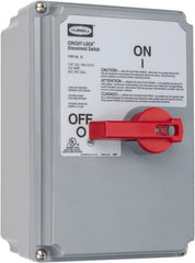 Hubbell Wiring Device-Kellems - 600VAC, 3 Pole, 4X, Enclosed Nonfused Cam & Disconnect Switch - 6.87 Inch Wide x 9.95 Inch High x 5.94 Inch Deep - Exact Tooling