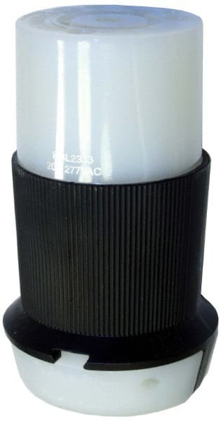 Hubbell Wiring Device-Kellems - 277 VAC, 20 Amp, L7-20R Configuration, Industrial Grade, Self Grounding Connector - 1 Phase, 2 Poles, IP20, 0.36 to 0.93 Inch Cord Diameter - Exact Tooling