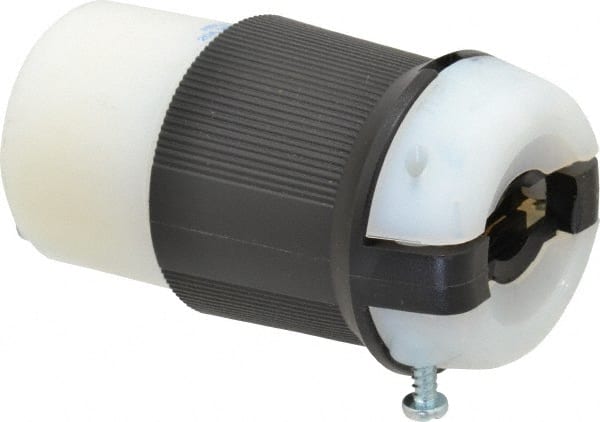 Hubbell Wiring Device-Kellems - 250 VAC, 20 Amp, L15-20R Configuration, Industrial Grade, Self Grounding Connector - 3 Phase, 3 Poles, IP20, 0.35 to 1.15 Inch Cord Diameter - Exact Tooling