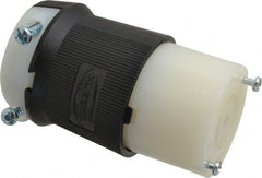 Hubbell Wiring Device-Kellems - 277/480 VAC, 20 Amp, L22-20R Configuration, Industrial Grade, Self Grounding Connector - 3 Phase, 4 Poles, IP20, 0.35 to 1.15 Inch Cord Diameter - Exact Tooling
