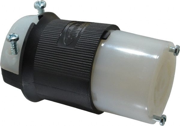 Hubbell Wiring Device-Kellems - 125/250 VAC, 30 Amp, L14-30R Configuration, Industrial Grade, Self Grounding Connector - 1 Phase, 3 Poles, IP20, 0.35 to 1.15 Inch Cord Diameter - Exact Tooling