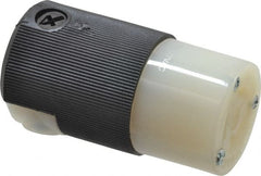 Hubbell Wiring Device-Kellems - 277 VAC, 15 Amp, L7-15R Configuration, Industrial Grade, Self Grounding Connector - 1 Phase, 2 Poles, IP20, 0.23 to 0.72 Inch Cord Diameter - Exact Tooling