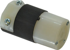 Hubbell Wiring Device-Kellems - 250 VAC, 15 Amp, L6-15R Configuration, Industrial Grade, Self Grounding Connector - 1 Phase, 2 Poles, IP20, 0.23 to 0.72 Inch Cord Diameter - Exact Tooling