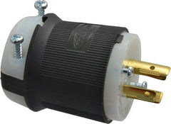 Hubbell Wiring Device-Kellems - 250 VAC, 20 Amp, L15-20P Configuration, Industrial Grade, Self Grounding Plug - 3 Phase, 3 Poles, IP20, 0.35 to 1.15 Inch Cord Diameter - Exact Tooling