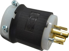 Hubbell Wiring Device-Kellems - 480 VAC, 20 Amp, L16-20P Configuration, Industrial Grade, Self Grounding Plug - 3 Phase, 3 Poles, IP20, 0.35 to 1.15 Inch Cord Diameter - Exact Tooling
