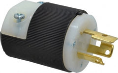 Hubbell Wiring Device-Kellems - 250 VAC, 15 Amp, L6-15P Configuration, Industrial Grade, Self Grounding Plug - 1 Phase, 2 Poles, IP20, 0.23 to 0.72 Inch Cord Diameter - Exact Tooling