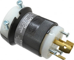 Hubbell Wiring Device-Kellems - 125/250 VAC, 30 Amp, NonNEMA Configuration, Industrial Grade, Ungrounded Plug - 1 Phase, 3 Poles, IP20, 0.36 to 0.93 Inch Cord Diameter - Exact Tooling
