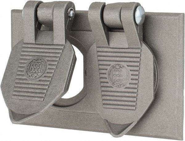 Hubbell Wiring Device-Kellems - Electrical Outlet Box Aluminum Weatherproof Cover - Exact Tooling
