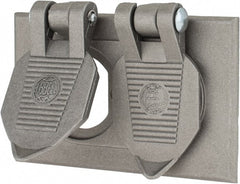 Hubbell Wiring Device-Kellems - Electrical Outlet Box Aluminum Weatherproof Cover - Exact Tooling