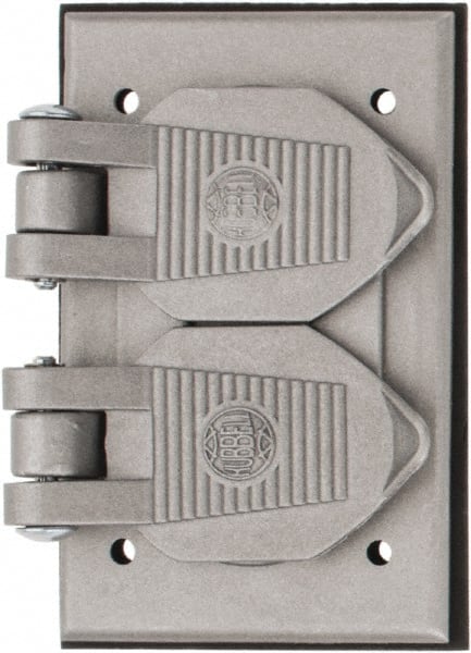 Hubbell Wiring Device-Kellems - Electrical Outlet Box Aluminum Weatherproof Cover - Exact Tooling