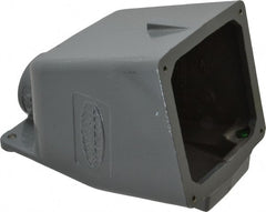 Hubbell Wiring Device-Kellems - 60, 63 Amp, 1-1/4 Inch Hub Size, Cast Aluminum Pin and Sleeve Angle Back Box - IP67, 15° Box Angle - Exact Tooling