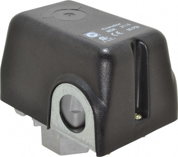 ACI - DP, 20 to 40 psi, Air Compressor Pressure and Level Switch - 1/2 (Conduit Fitting), 1/4 (Pressure), 7/8 Inch (Conduit Opening) Connector, Screw Terminal, For Use with ACI Controls Motors - Exact Tooling
