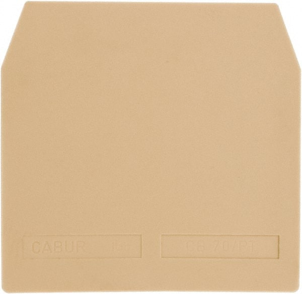 ACI - 70mm Long, Terminal Block End Cover - Use with KUT 2.5 Terminal Blocks - Exact Tooling