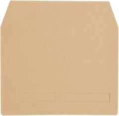ACI - 70mm Long, Terminal Block End Cover - Use with KUT 2.5 Terminal Blocks - Exact Tooling