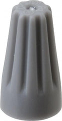 3M - 3, 22 to 2, 16 AWG, 300 Volt, Fire Resistant, Standard Twist on Wire Connector - Gray, 221°F - Exact Tooling