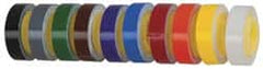 3M - 8' Long x 0.215" Wide, Polyester Film, Write On Tape Refills - Multicolor Background, Self Adhesive, Blank - Exact Tooling