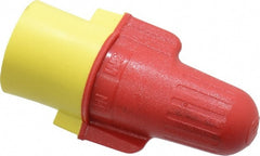 3M - 2, 18 to 2, 8 AWG, 600 Volt, Flame Retardant, Wing Twist on Wire Connector - Red & Yellow, 221°F - Exact Tooling