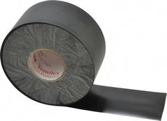 3M - 2" x 100', Black Vinyl Electrical Tape - Series 1100, 10 mil Thick, 25 Lb./Inch Tensile Strength - Exact Tooling