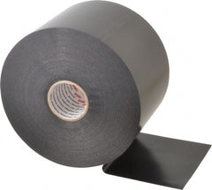 3M - 4" x 100', Black Vinyl Electrical Tape - Series 51, 20 mil Thick, 575 V/mil Dielectric Strength, 40 Lb./Inch Tensile Strength - Exact Tooling