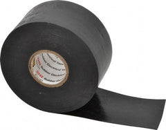3M - 1-1/2" x 15', Black Rubber Electrical Tape - Series 2242, 30 mil Thick, 750 V/mil Dielectric Strength, 7.5 Lb./Inch Tensile Strength - Exact Tooling