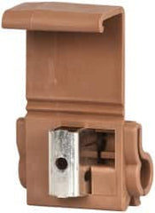 3M - 18 to 10 AWG, Brown, IDC, Tap Quick Splice Connector - 2 Wires - Exact Tooling