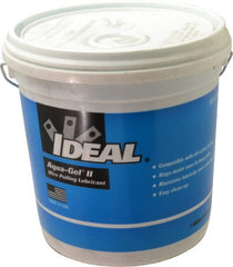 Ideal - 1 Gallon Pail, Blue Wire Pulling Lubricant Gel - 28 to 180°F, RoHS Compliant, UL Listed - Exact Tooling